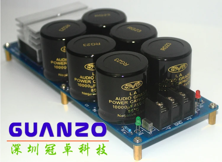 Плата усилителя высокой мощности с положительным и отрицательным двойным