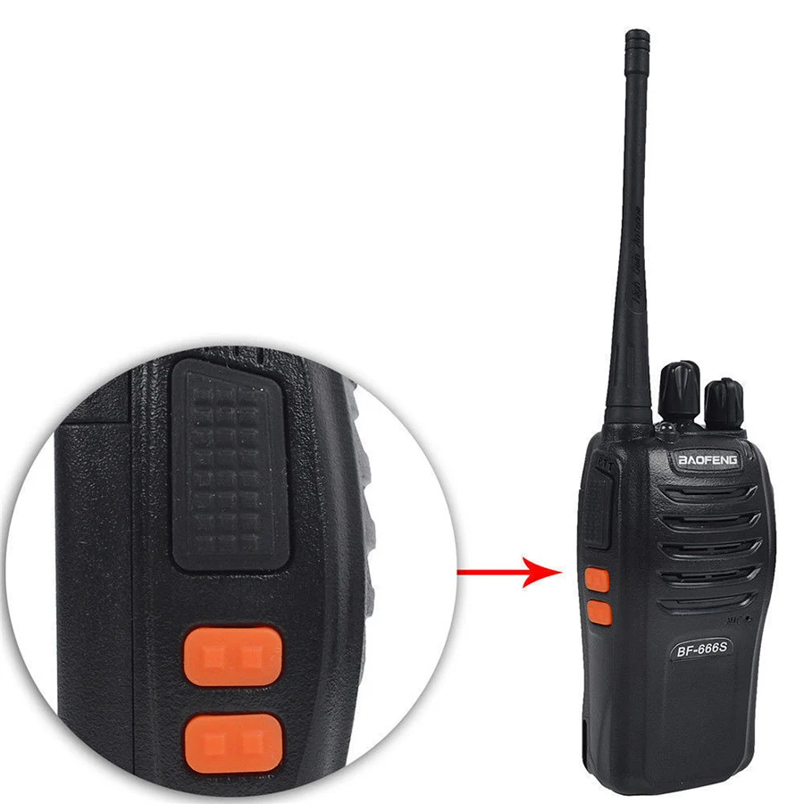 Рация Baofeng 2 шт. BF 666S UHF 400 470 МГц 5 Вт 16 каналов двухстороннее радио 666 S простая