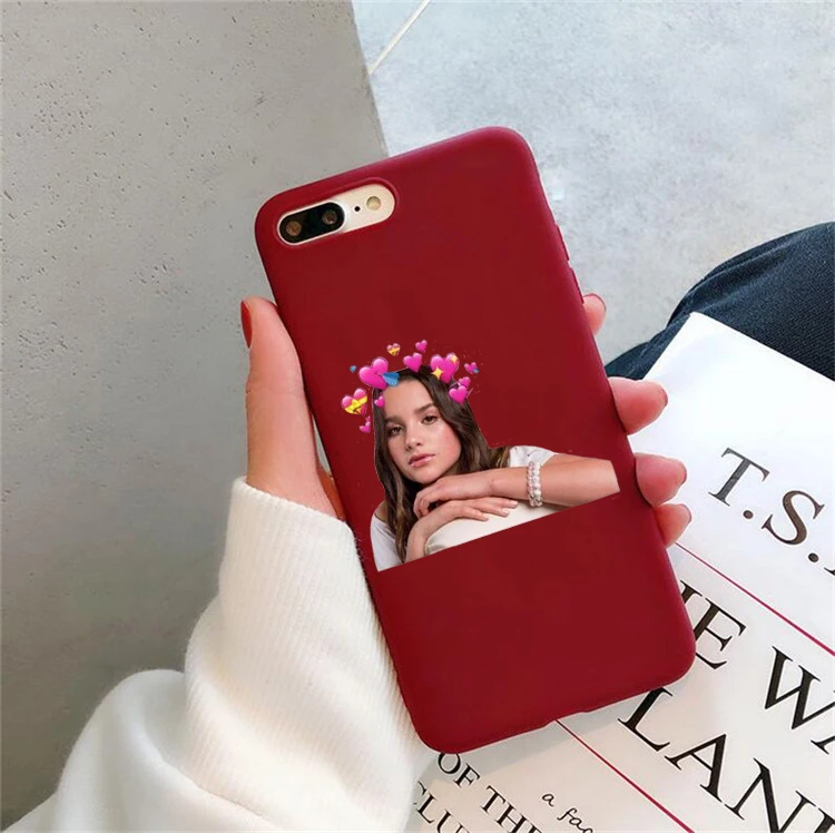 Чехол для телефона annie leblanc цветной Мягкий силиконовый чехол iphone 6/6s 6Plus/6SPlus 7 / 8