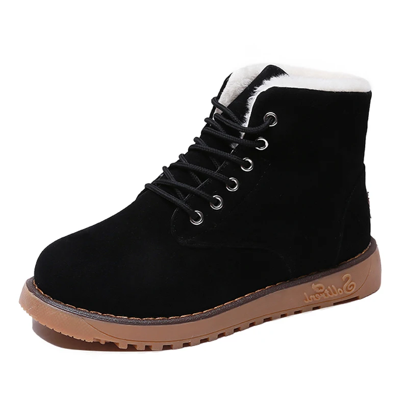 HEE GRAND/женские зимние теплые ботильоны из искусственной замши повседневная обувь