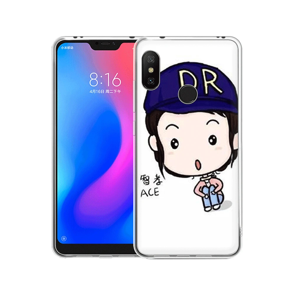 Мягкий чехол из ТПУ для Xiaomi Redmi Note 4 4X5 6 Pro 5A Prime running man Shell|Чехлы-накладки| |