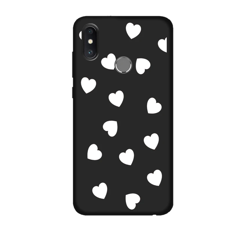 Love 7 black case Чехол для пар для xiaomi redmi note 7 6 5 Huawei Honor 8 Pro 8A 7A 6a 5a 4a S2 мягкие Мультяшные из ТПУ чехол для xiaomi mi 9 Honor 8 lite A3 A2 A1 5X 6X - Цвет: Love 7 black case