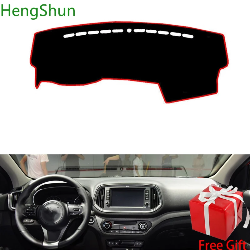 

For Kia KX3 2015 2016 2017 2018 2019 Car Styling Dash Mat Dashmat Dashboard Sticker Cover Sun Shade Dash Board Cover Carpet