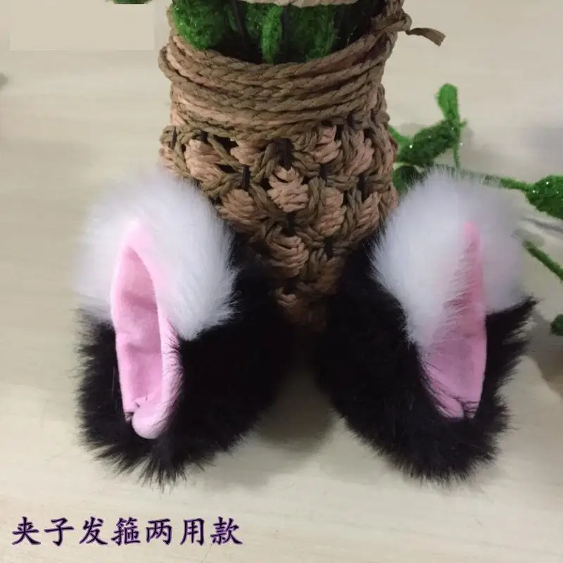 Мультяшные персонажи стерео длинные меховые уши головной убор многоцветный Кот