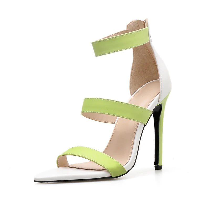 Сандалии на высоком каблуке Женская обувь Женские сандалии-гладиаторы в римском