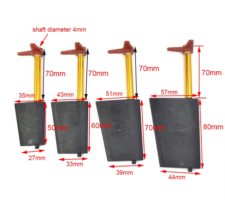Большой нейлоновый руль усиленный Стекловолоконный запасные части для DIY RC