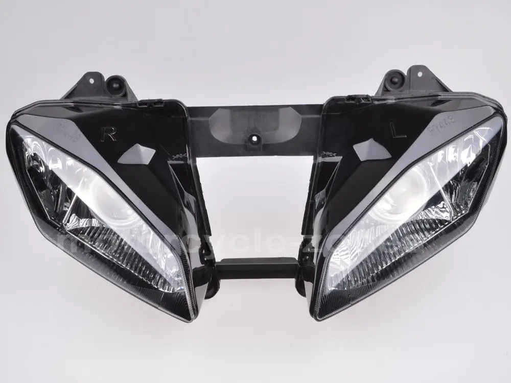 Мотоциклетная фара проектора HID Синий демонический глаз с белым ангельским