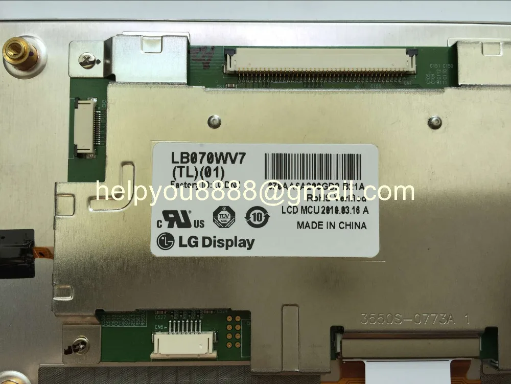 Оригинальный Новый LB070WV7 (TL) (01) LB070WV7-TL01 оригинальный 7 дюймов 800*480 светодиодный