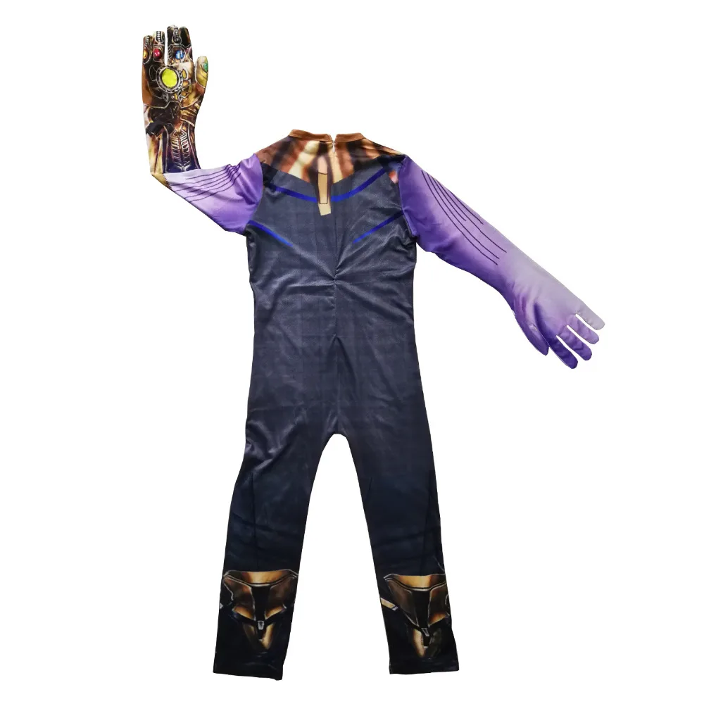 Костюмы для косплея «танос» для мальчиков, Avengerss Thanos, костюмы для детей, комбинезоны «Бесконечная война», Детские Вечерние платья на Хэллоуин, косплей