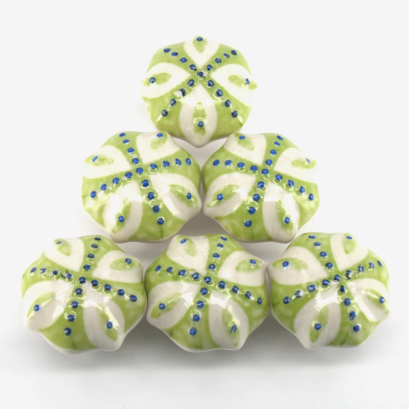 

12PCS Ceramic Furniture Handles Cabinet Knobs and Handles Door Knobs Cupboard Drawer Kitchen Pull Handle Home Decor