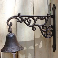 welcome door bell european hanging bells antique vintage rustic flower fairy dinner bell iron casting store home garden decor