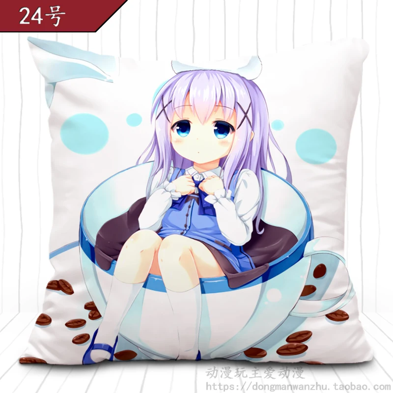 Gochuumon wa Usagi Desuka Подушка Наволочка по мотивам косплея + подушка внутренняя