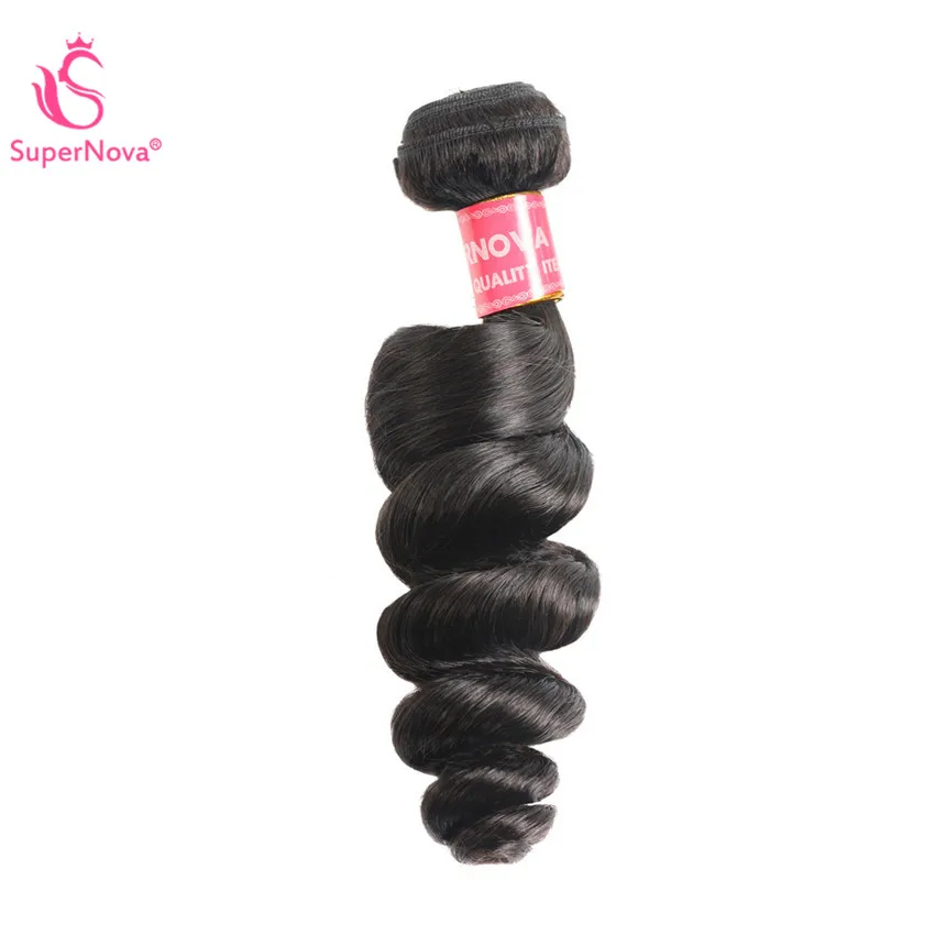 Supernova волосы бразильский свободная волна 1 4bundles 3 Связки сделки 100% Пряди