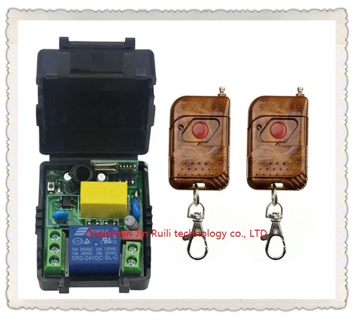 Новый AC220V 1CH 10A 1 шт. приемник + 2 передатчик RF беспроводной дистанционный