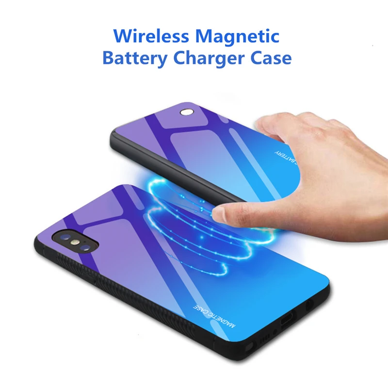 Чехлы для аккумуляторов 5000 мА/ч Xiaomi Mi 9 чехол с зажимом задней панели зарядное