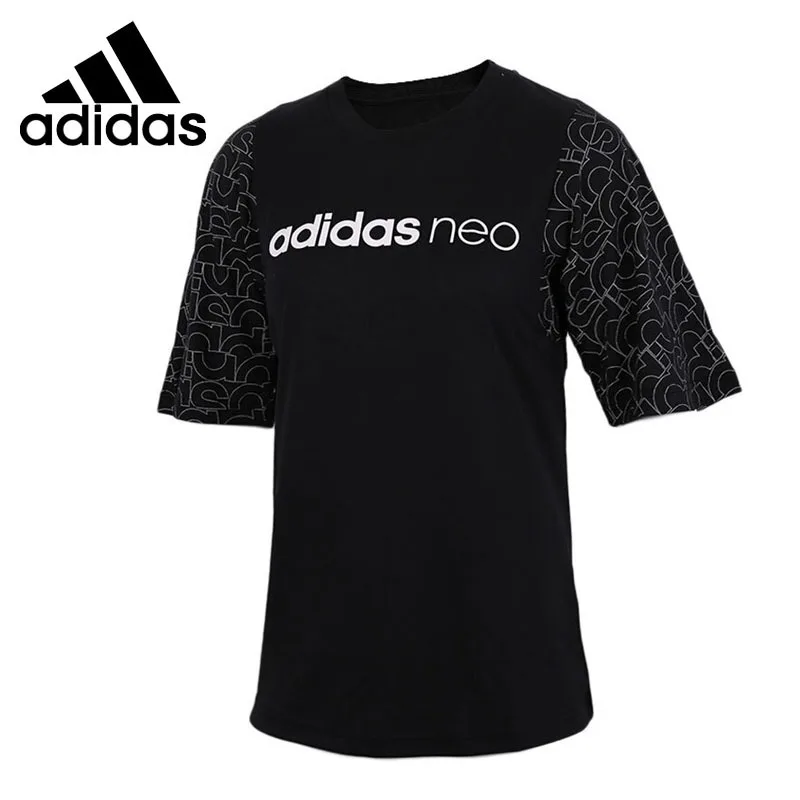 Оригинал Новое поступление 2018 Adidas NEO Label избранного Logo Tee женские футболки с