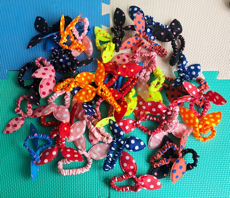 Новинка 10 шт./партия заколки для волос в горошек|clips for hair|hair ropehair ties |