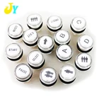 5V 12V Аркады Кнопкаподсветки кнопки запуска с светодиодный светильник, держатель и микропереключатель для монет кредитной выхода паузы для выбора