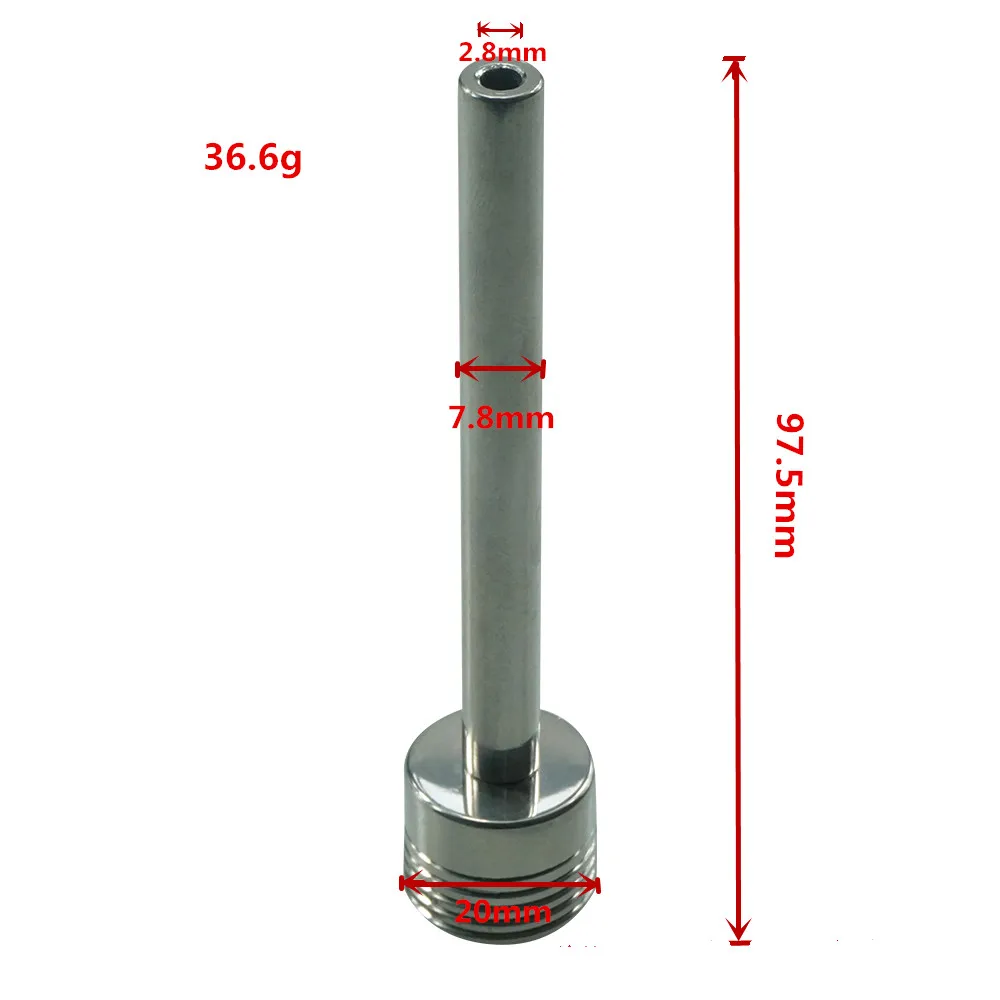 Douche Stainless large Anus Vagina Enemator Cleaning 2 pcs shower head syringe hollow nozzle tip butt plug hot gay sex toys | Красота и