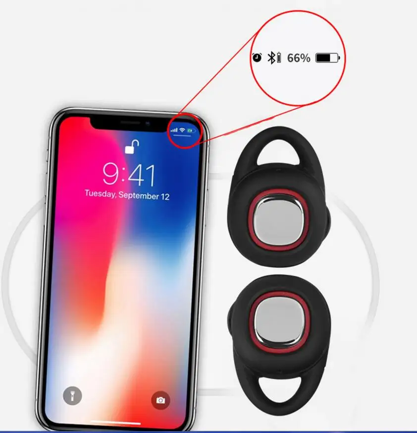 Новинка 2019 беспроводная bluetooth-гарнитура TWS mh01 с зарядным устройством CSR 4 2