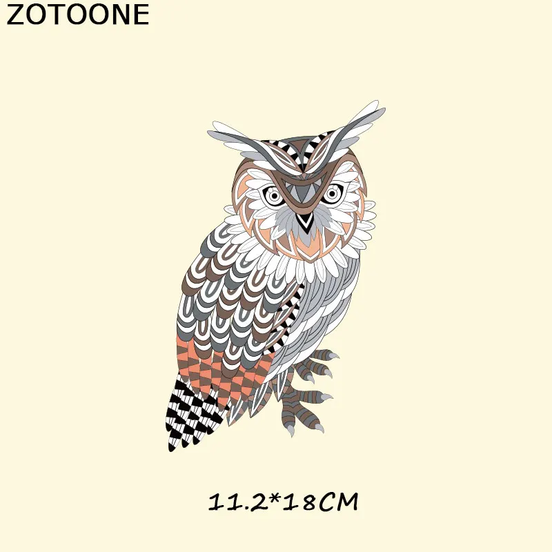 ZOTOONE Цвет наклейка с орлом патчи принт на футболке моющиеся одежда украшения