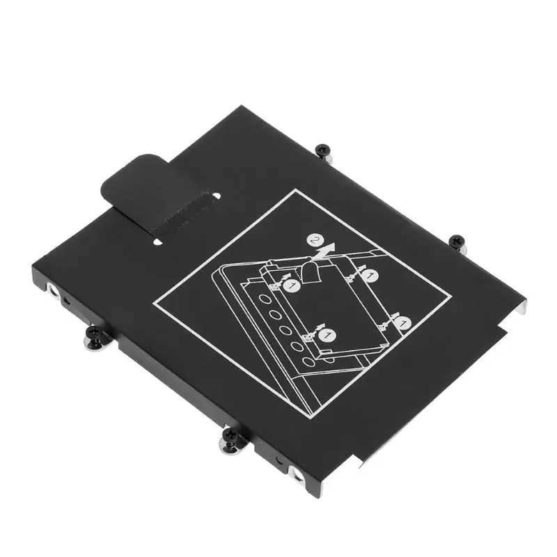 HDD Caddy кронштейн жесткий диск SATA адаптером крышки разъем SSD ноутбук сменный болт