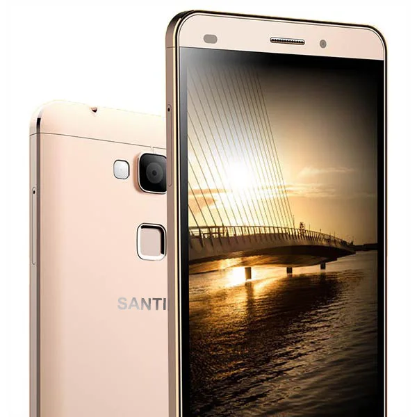 SANTIN B383 металлический дизайн отпечатков пальцев 5 &quotips 4G Android 1 четырёхъядерный 64