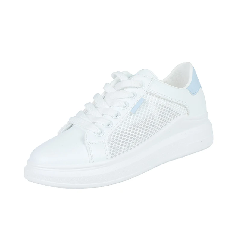 2019 женская повседневная обувь летние модные дышащие кроссовки на шнуровке из
