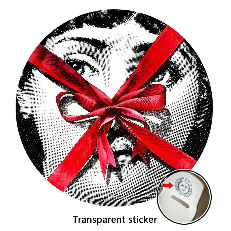 NO.29-56 дизайнер Fornasetti обои такие же, как прозрачные наклейки для украшения гостиной 1 шт - Цвет: 50