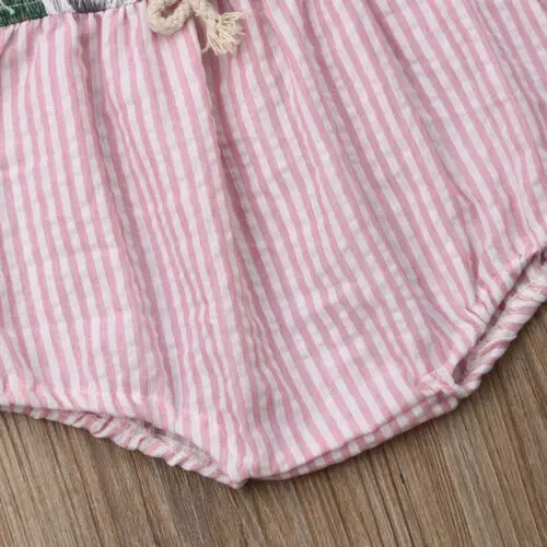 Новинка Модный милый комбинезон для новорожденных Мягкий с оборками и цветочным