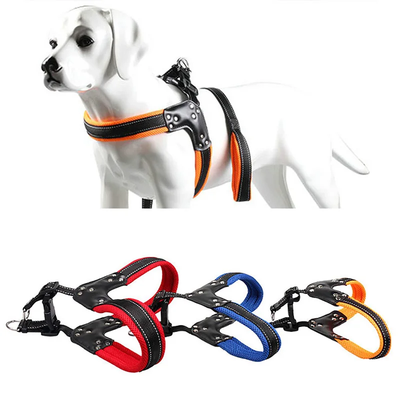 Поводок для домашних питомцев регулируемый жилет безопасности нейлоновая