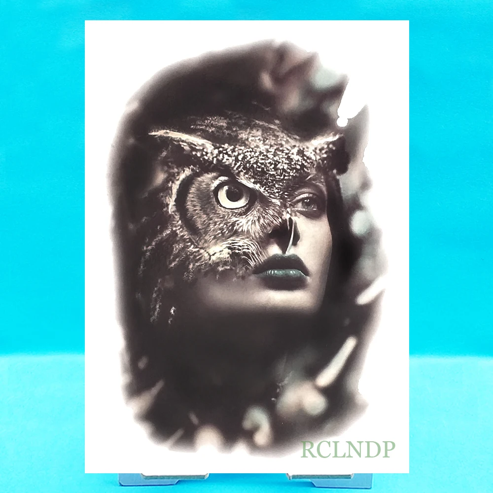 

Waterproof Temporary Tattoo Sticker cool owl cat animal fake tatto flash tatoo tatouage temporaire Stickers for girl women men