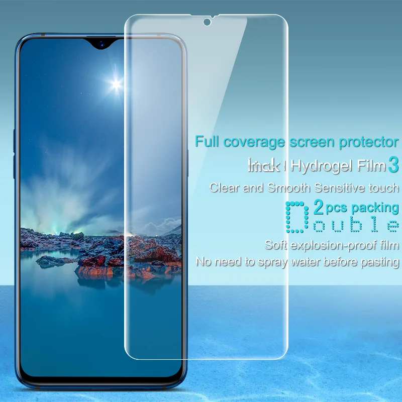 2 шт./лот IMAK гидрогель фильм III для OPPO R17 полное покрытие Ясно Мягкий