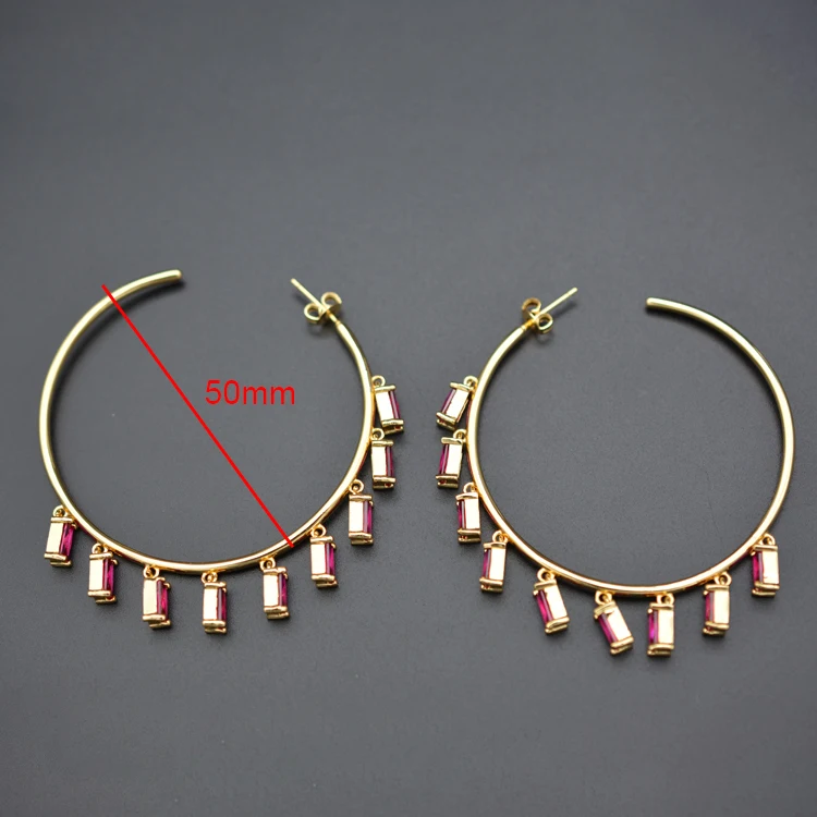 

Fashionable gold copper eardrop euramerican is tasted newly suit tide woman