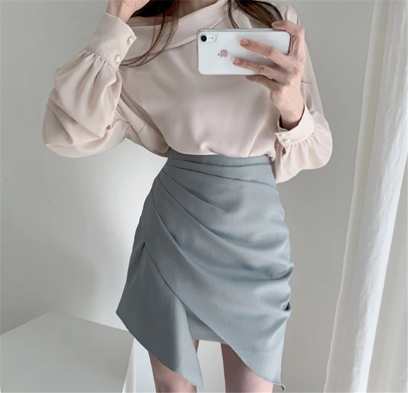Высокая талия кружево до Ruched для женщин юбка Женский Bodycon мини-юбка карандаш Сексуальная уличная дамы Faldas Mujer Femme