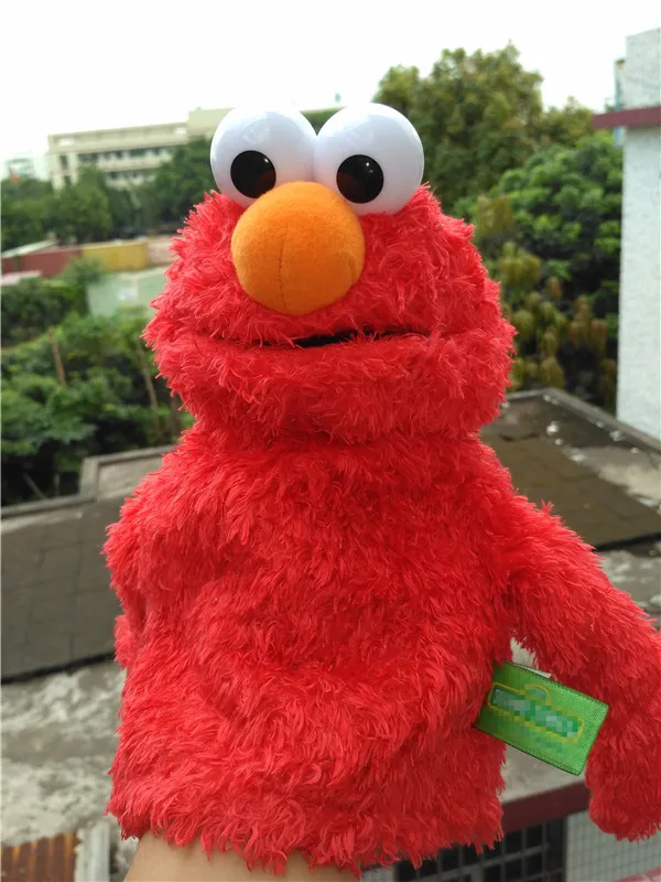 45 см уличная ручная кукла мягкая плюшевая игрушки синяя Элмо печенье Сезам