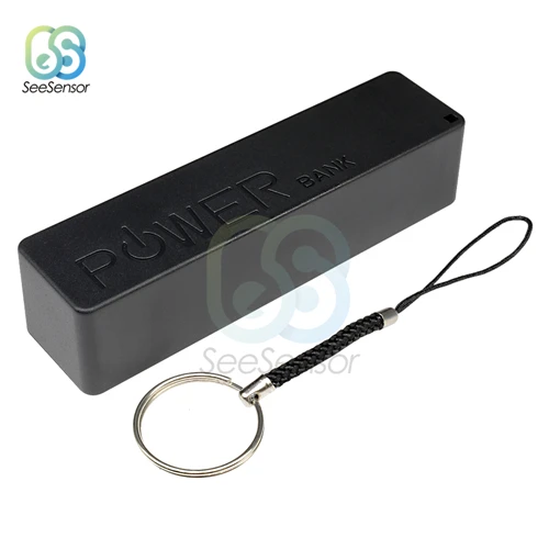 Black Power Box DIY Kit детектор металла Комплект DC 3 V-5 V 60 мм детектив Бесконтактный Сенсор плата Модуль гибкий кабель 18650 USB Мощность банка коробки электронные сигареты Kit - Цвет: Black Power Box
