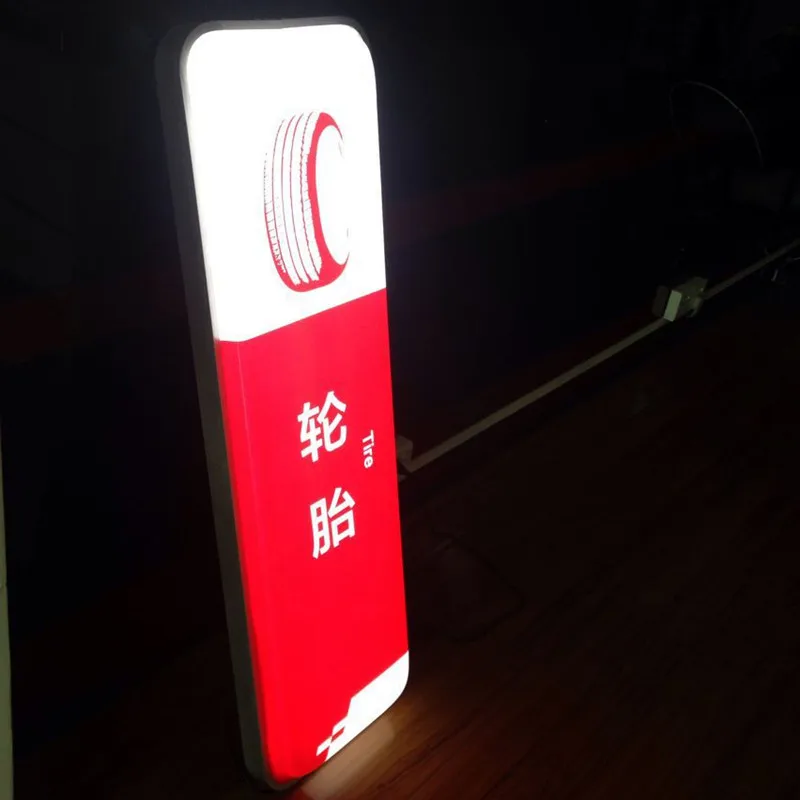 Высокая яркость пустая прямоугольная проекция наружная двусторонняя вакуумная