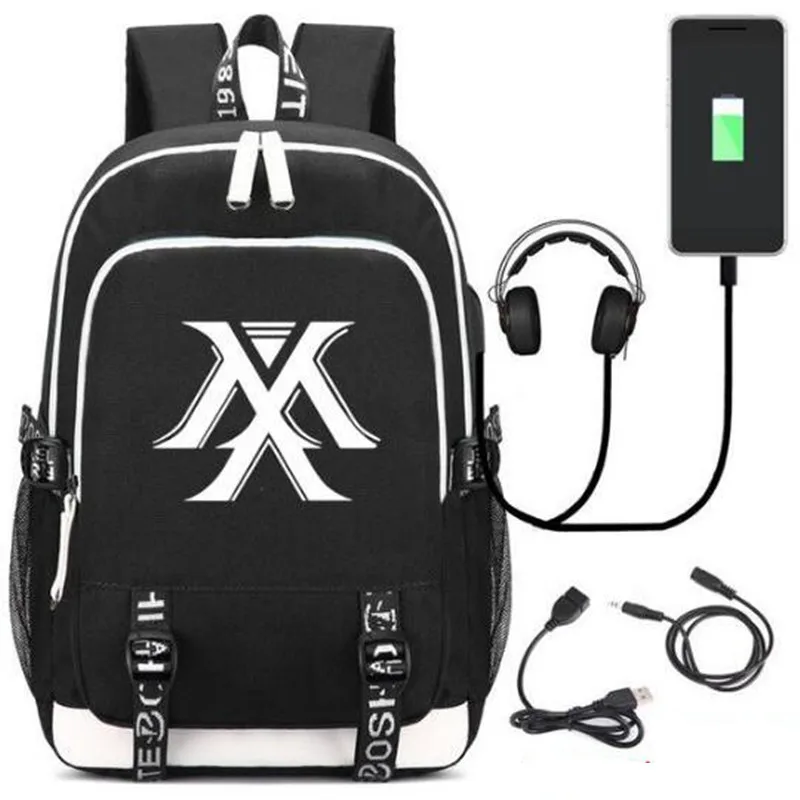 Рюкзак Monsta X с USB портом и замком для наушников|Мужские рюкзаки| |