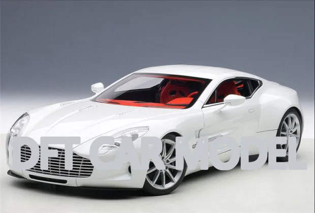 1:18 Масштаб сплав игрушечный транспорт один 77 Супер спортивный автомобиль модель детские игрушечные машинки оригинальные авторизованные Аутентичные детские игрушки - Цвет: Белый