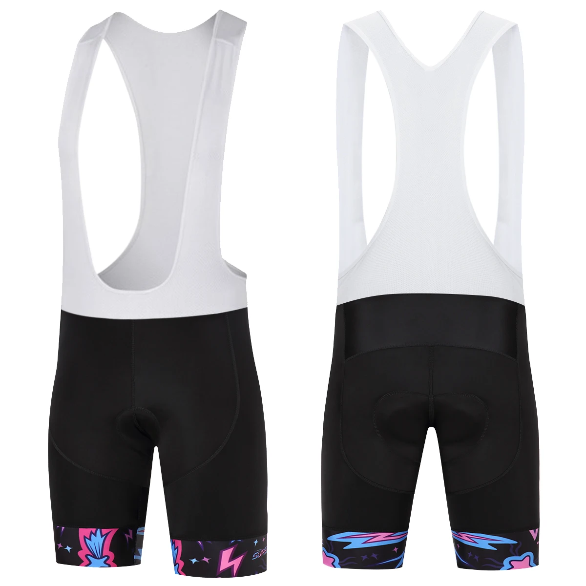 2018 Summer Men Cycling Bib Shorts Bike Tights 19D Gel Padded Downhill MTB Bicycle Short Pants Ropa Ciclismo Hombre | Спорт и