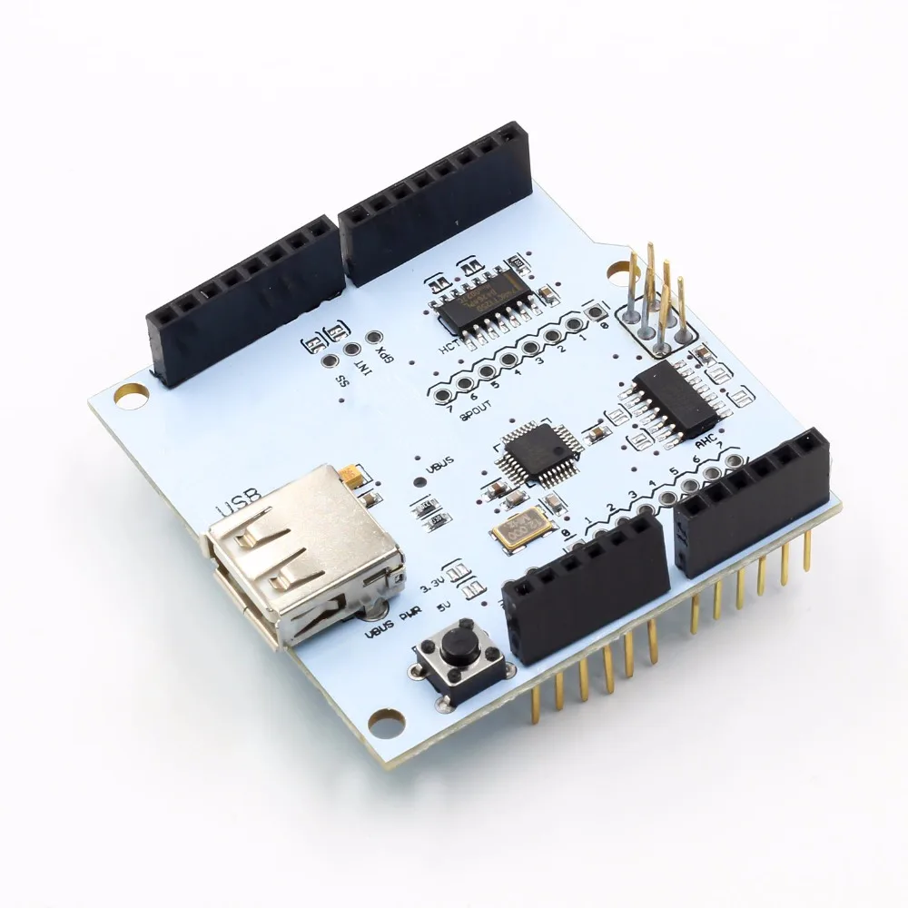 USB хост щит 2 0 для Arduino UNO MEGA ADK совместим с Android ADK|Интегральные схемы| |