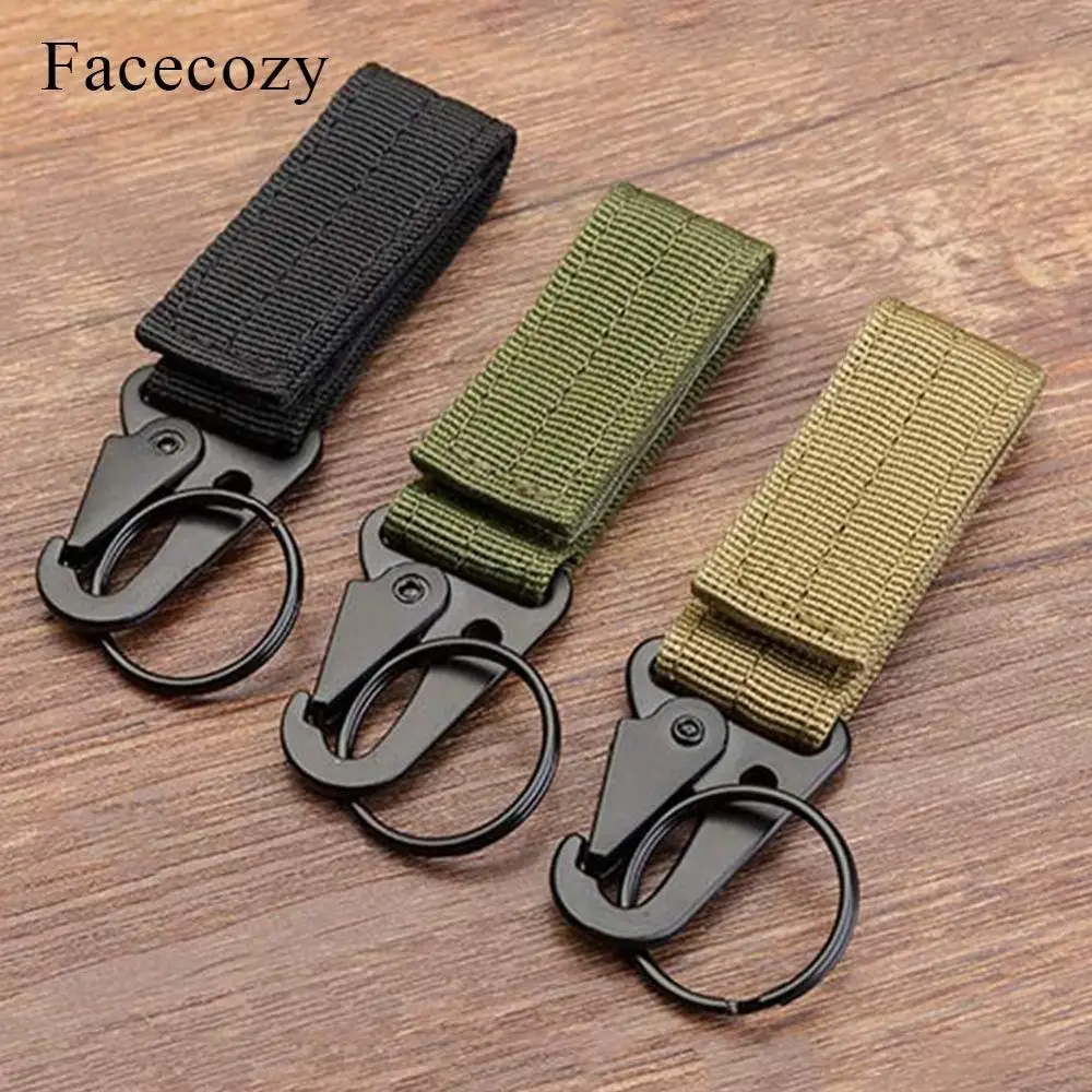 Facecozy, 1 шт., тактическая пряжка для ремня, брелок, многофункциональные подвесные пряжки, регулируемые инструменты для альпинизма на открытом воздухе, портативная петля на крючок