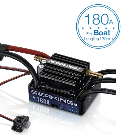 HobbyWing SeaKing V3 180A BL Мотор ESC 6V/5A BEC для RC R/c гоночной лодки|Детали и аксессуары| |