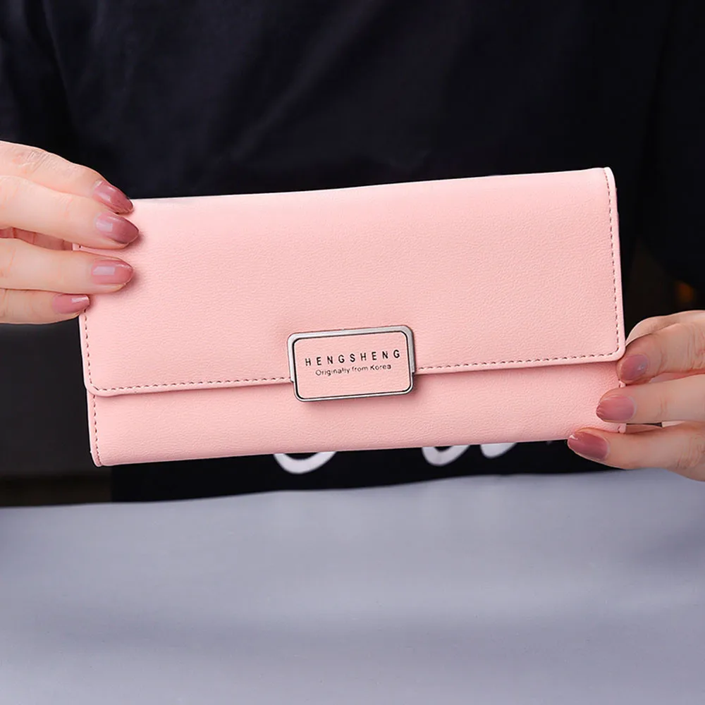 Женский кошелек Aelicy из лаковой кожи сумка клатч для досуга Длинный 2020|women purse