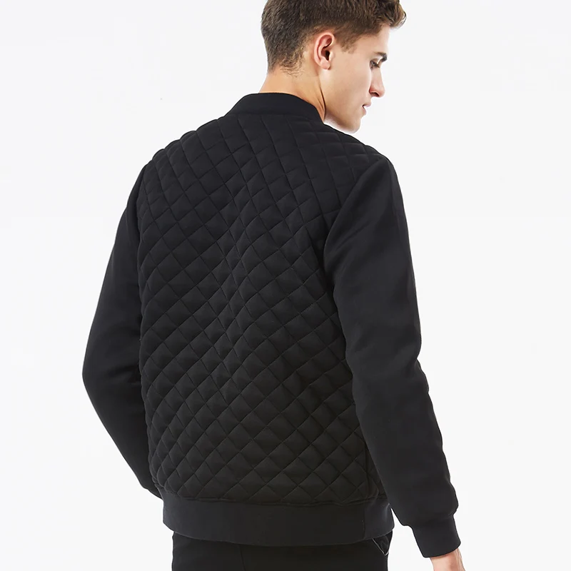 Осенняя Толстая мужская куртка без марки Женская Блестящая с Бейсбольным