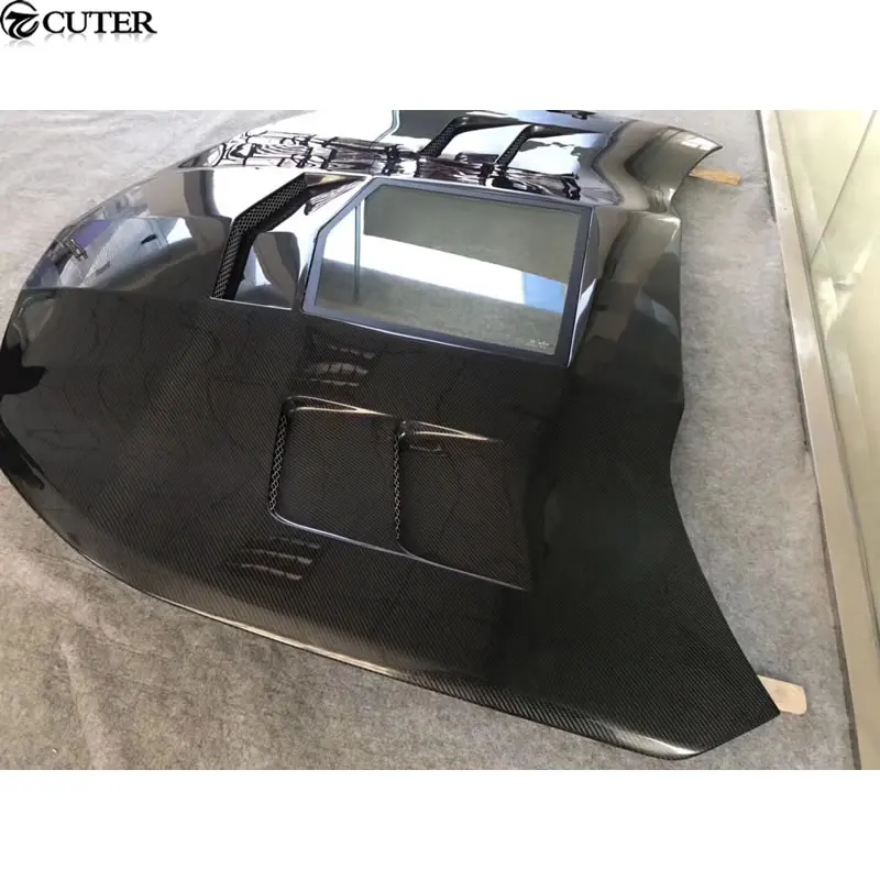 Карбоновая Прозрачная крышка капота двигателя для Chevrolet Camaro комплект кузова автомобиля 16-17