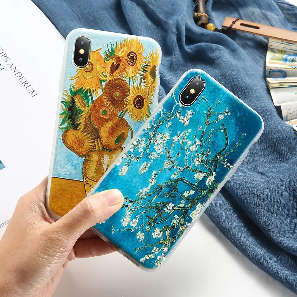 Чехол с изображением подсолнуха и звездного неба для Samsung Galaxy S7 S8 S9|Бамперы| |