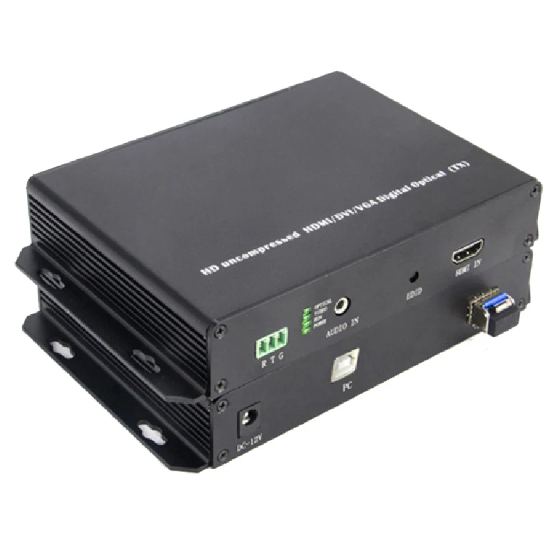 HDMI оптический передатчик и приемник с USB мышь расширитель клавиатуры одномодовый