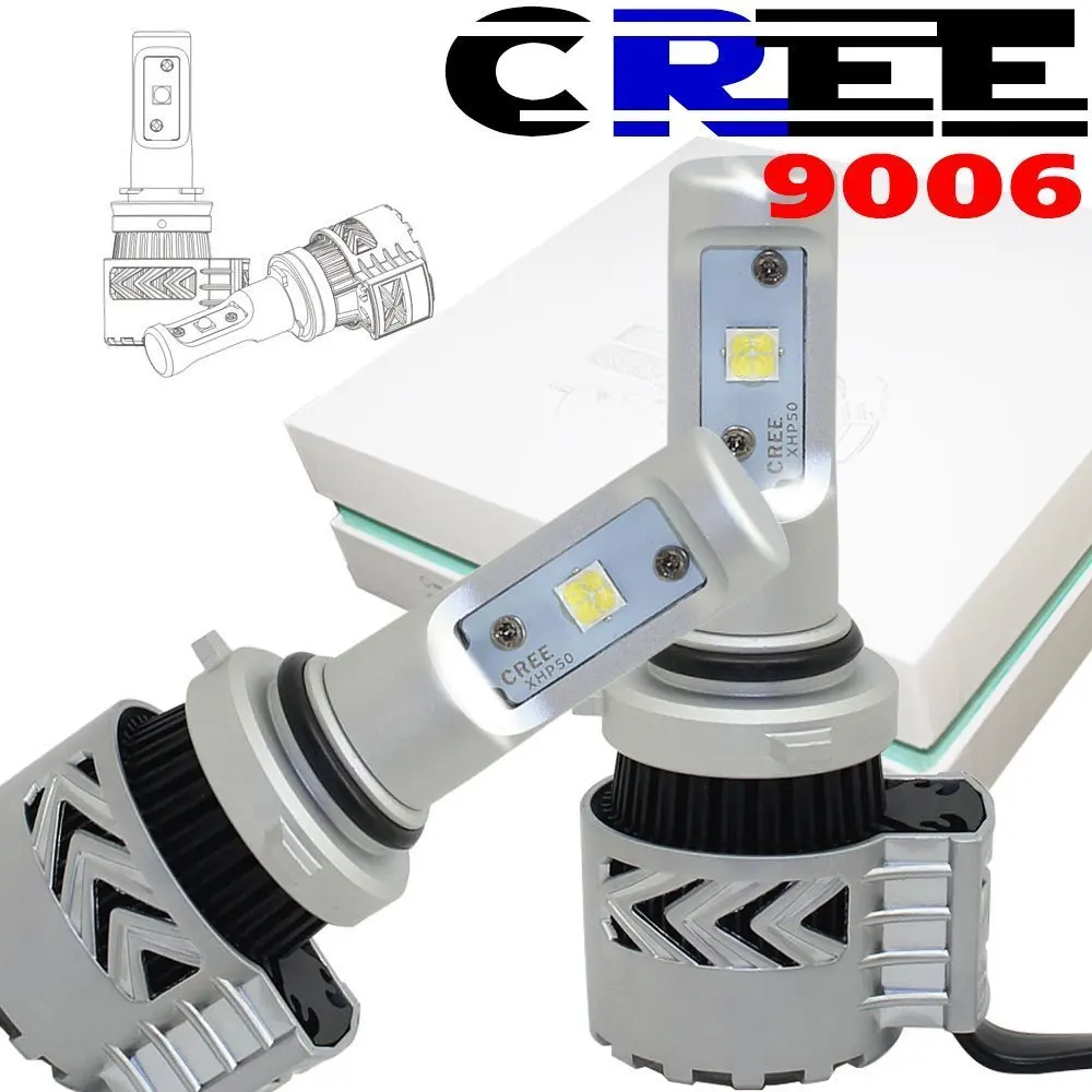 8G 9006 HB4 светодиодный фонарь 72 Вт 12000LM 6500K Комплект преобразования PLUG N PLAY с фарами